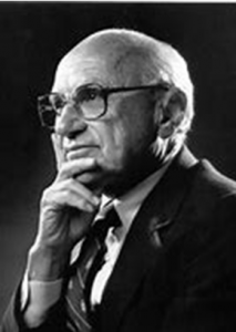 Portrait of Milton Friedman